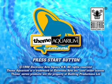 Theme Aquarium (JP) screen shot title